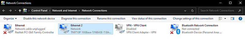how to set a static ip-Select the network adapter