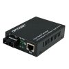 10/100/1000Base-T to 1000Base-ZX Single-mode 80km Fiber Media Converter