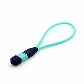 Multimode OM3 MPO Female Loopback Module, 12-Fiber