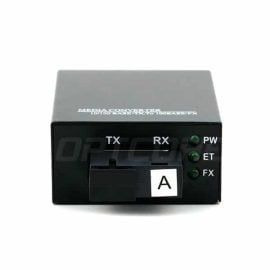 Mini Media Converter - 10/100BASE-TX to 100BASE-BX, BiDi 1310nm-TX/1550nm-RX 20km