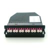 MPO-12 to 6x LC Duplex 50/125 Multimode OM4 Fiber Optic Cassette, Type A