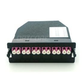 12 Fibers MPO-12 LC Multimode OM3 Fiber Cassette