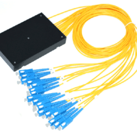 1x64 PLC Fiber Splitter, ABS Box Module, 2.0mm, SC/APC, Singlemode
