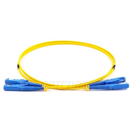 E2000-E2000 (LSH-LSH) UPC Singlemode 9/125µm OS2 LSZH Duplex Fiber Patch Cable