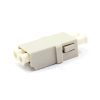 LC to LC Duplex Multimode Plastic Fiber Adapter, Without Flange