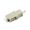 LC to LC Simplex Multimode Plastic Fiber Adapter, Without Flange