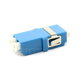 LC to LC Duplex Singlemode Plastic Fiber Adapter, without Flange