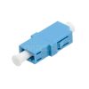 LC to LC Simplex Singlemode Plastic Fiber Adapter, without Flange