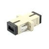 SC to SC Simplex Multimode Plastic Fiber Adapter, With Flange
