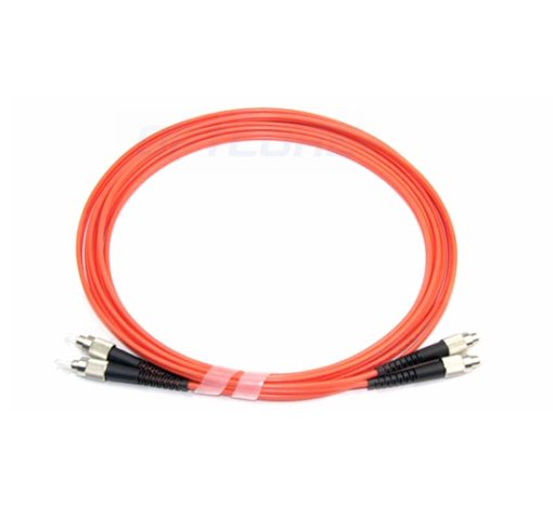 FC-FC 50/125 OM2 Multimode PVC (OFNR) Duplex Fiber Patch Cable