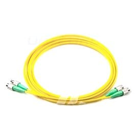 FC-FC APC 9/125 OS2 Singlemode LSZH Duplex Fiber Patch Cable