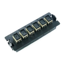 FHD-FAP-6SC-OM2 P2 500x500 FHD Fiber Adapter Panel,6x SC UPC OM2 Duplex Adapter