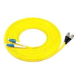 LC-FC Duplex Singlemode Fiber Patch Cable
