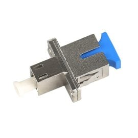 LC Female to SC Female Hybrid Simplex Singlemode Fiber Optic Adapter