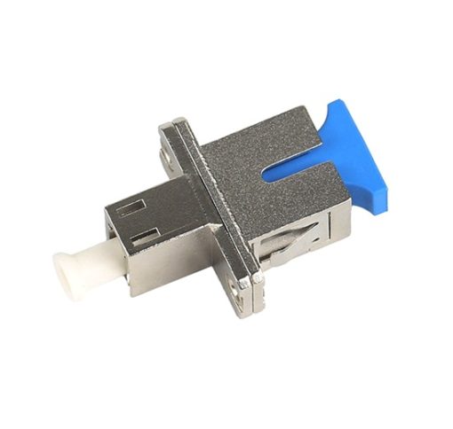 LC Female to SC Female Hybrid Simplex Singlemode Fiber Optic Adapter