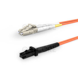 Alternative view of LC-MTRJ 62.5/125μm OM1 Multimode Duplex Fiber Optic Patch Cable