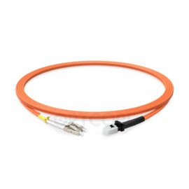 LC-MTRJ 62.5/125μm OM1 Multimode Duplex Fiber Optic Patch Cable
