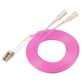 LC-SC 40G OM4 Multimode Duplex Fiber Optic Patch Cable