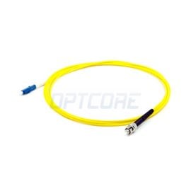 LC-ST 9/125 OS2 Singlemode LSZH Simplex Fiber Patch Cable
