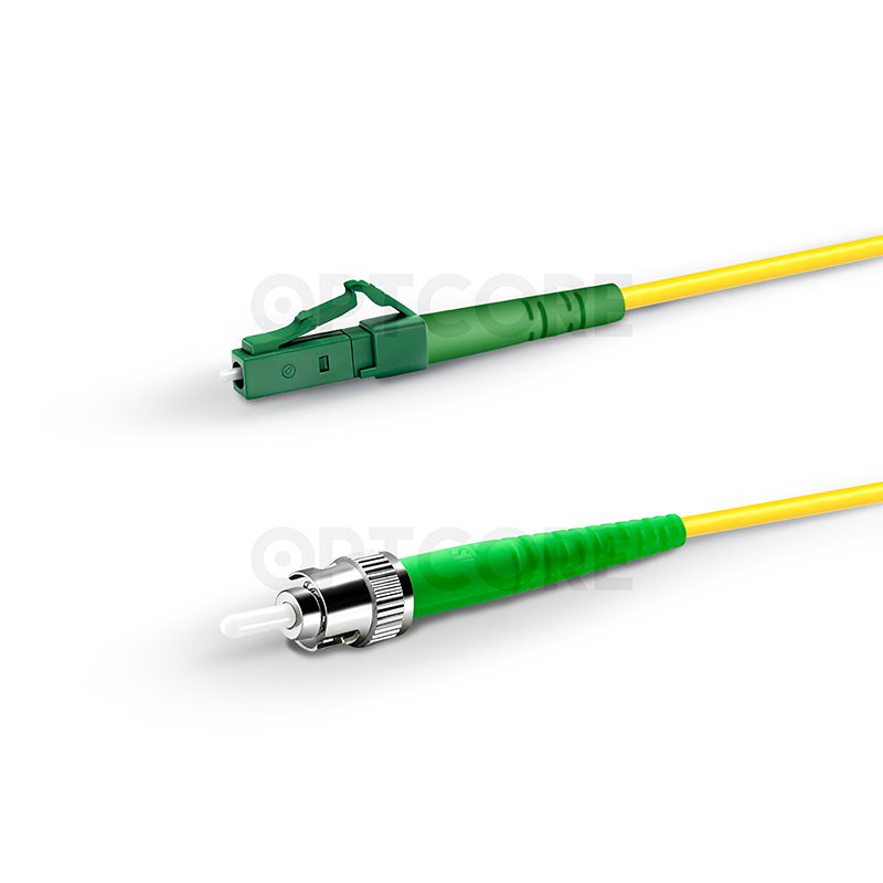 LC/APC-ST/APC 9/125μm OS2 Singlemode Simplex LSZH Fiber Optic Patch Cable - Image 2