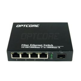 MC-GSA14-L 4-RJ45&1-SFP Media Converter_P1