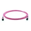 50/125 Multimode OM4 MPO Fiber Trunk Cable, 12 Fiber