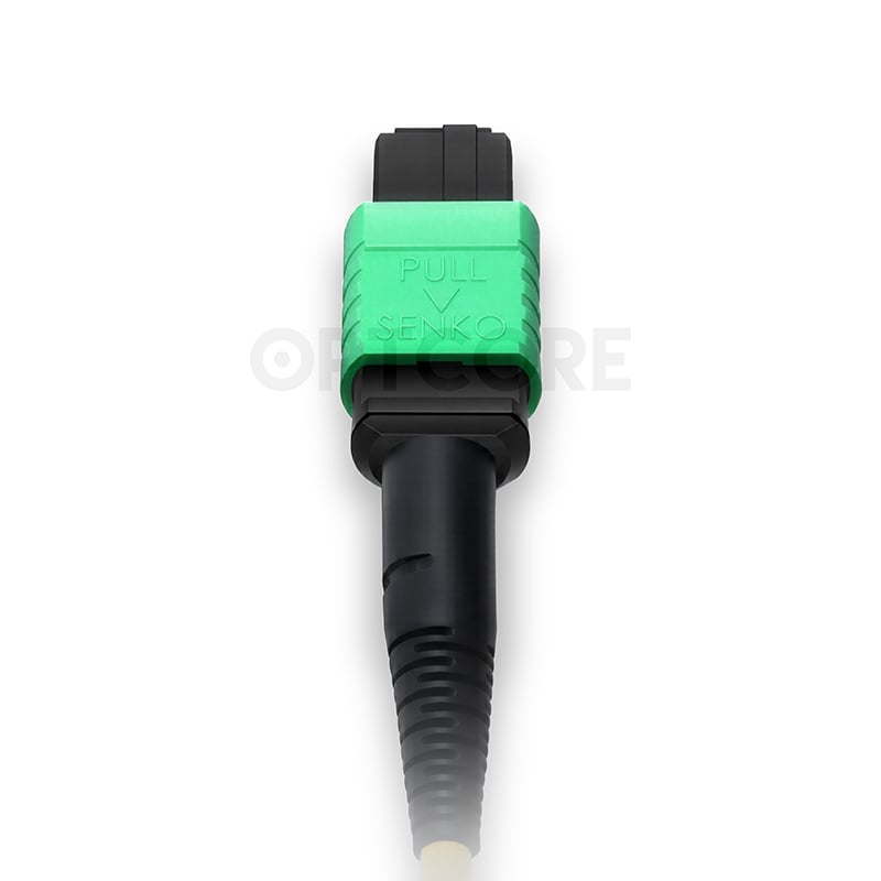 Single Mode OS2 MPO-16 to MPO-16 Trunk Cable, 16 Fiber, Female, Type B, LSZH - Image 2