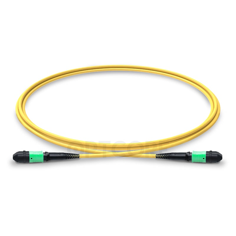 Single Mode OS2 MPO-16 to MPO-16 Trunk Cable, 16 Fiber, Female, Type B, LSZH