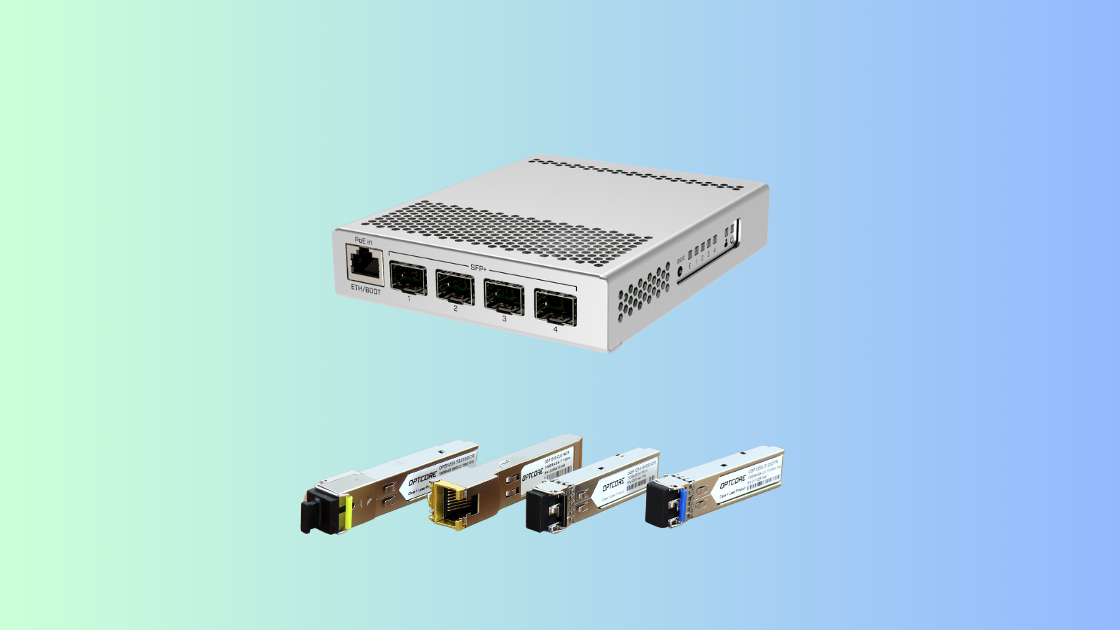 Compatible SFP+ Module and DAC Cable for MikroTik CRS305-1G