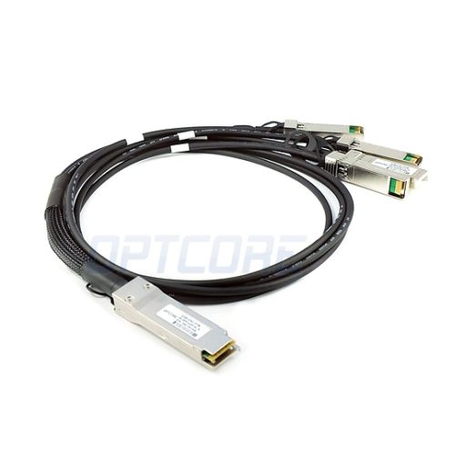 Allied Telesis AT-QSFP-4SFP10G-5CU Compatible 5m QSFP+ to 4xSFP+ DAC Breakout Cable - Image 2
