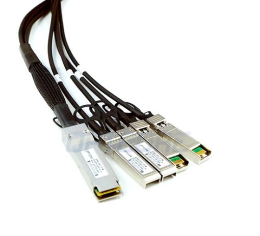 Allied Telesis AT-QSFP-4SFP10G-5CU Compatible 5m QSFP+ to 4xSFP+ DAC Breakout Cable - Image 3