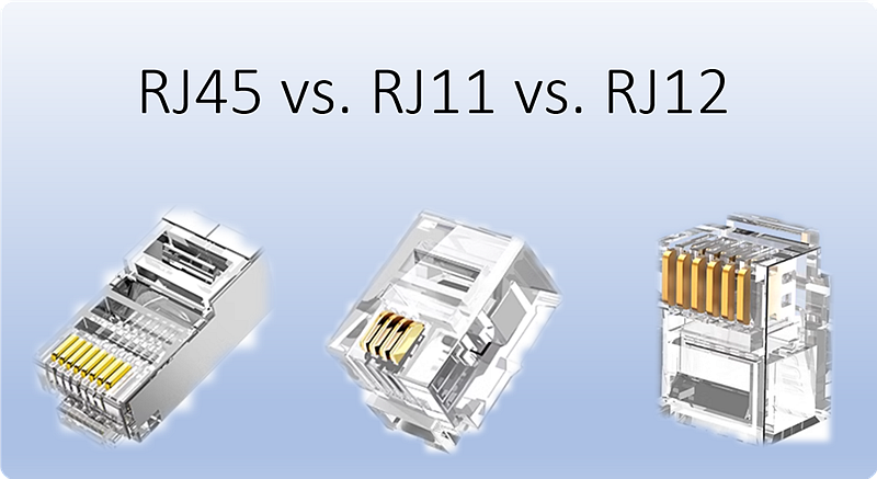 RJ45 vs. RJ11 vs. RJ12