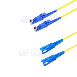 (End-of-Sale) SC-E2000 (LSH) UPC Singlemode 9/125µm OS2 LSZH Duplex Fiber Patch Cable