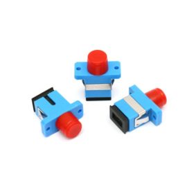 SC Female to FC Female Simplex Singlemode Fiber Optic Adapter