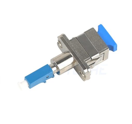 LC Male to SC Female Simplex Singlemode Fiber Optic Adapter