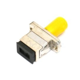 FA-SC/F-ST/F-SM-SX SC/UPC Female to ST/UPC Female Simplex Singlemode Fiber Optic Adapter