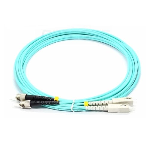SC-ST 10G OM3 Multimode Duplex Fiber Optic Patch Cable