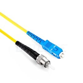 SC-ST 9/125 OS2 Singlemode LSZH Simplex Fiber Patch Cable