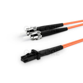 Alternative view of ST-MTRJ 62.5/125μm OM1 Multimode Duplex Fiber Optic Patch Cable