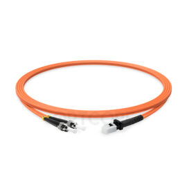 ST-MTRJ 62.5/125μm OM1 Multimode Duplex Fiber Optic Patch Cable