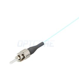 ST/UPC Multimode 50/125µm OM3 PVC 0.9mm Simplex Fiber Optic Pigtail