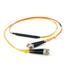 SM ST to MM ST 62.5/125μm Mode Conditioning Fiber Optic Patch Cable (PVC)