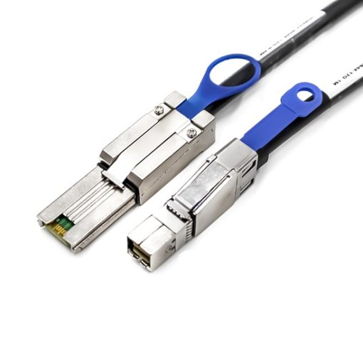 External HD Mini-SAS SFF-8644 to SFF-8088 Hybrid Cable, 0.5 to 5-Meter